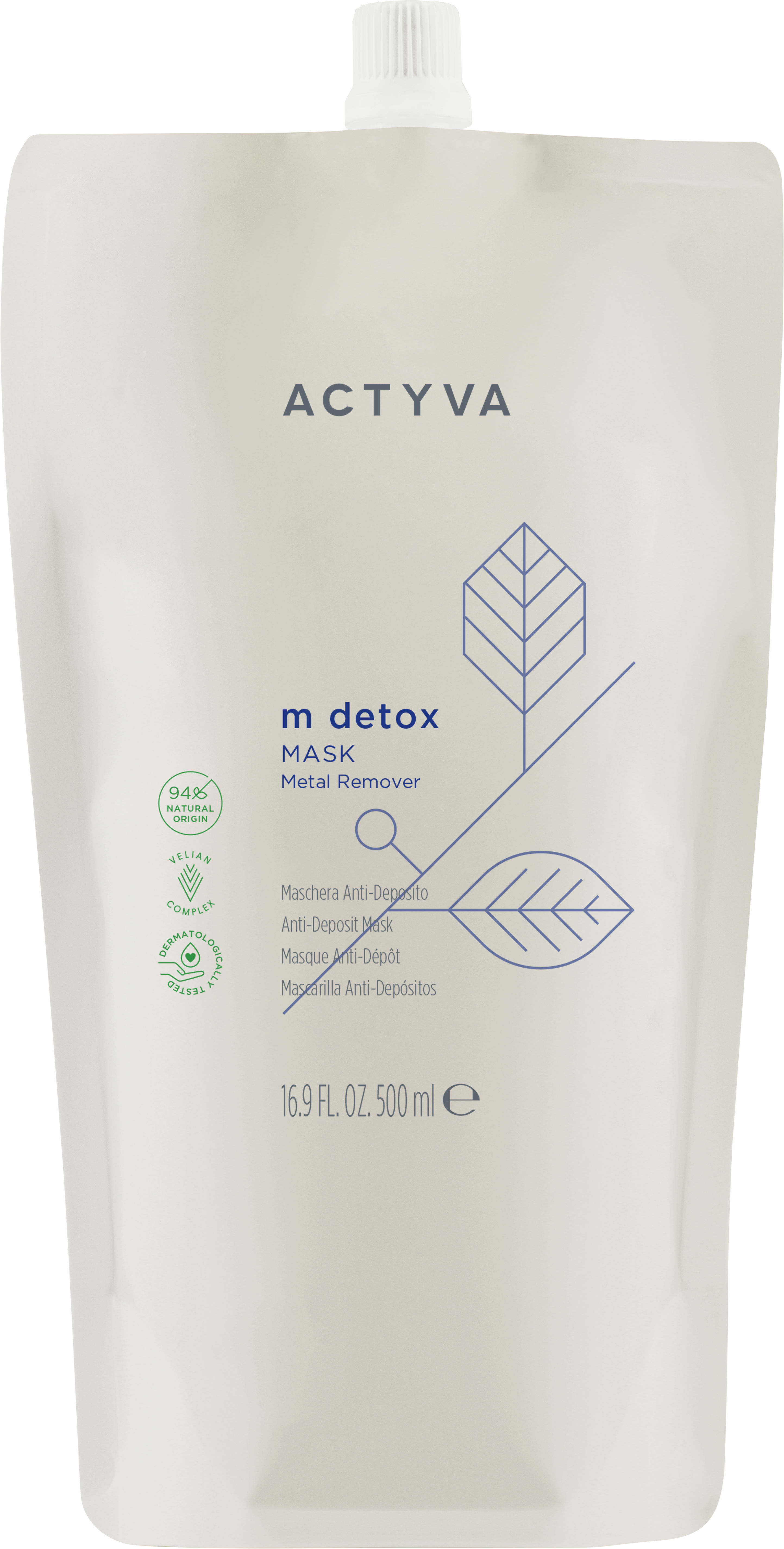 M Detox Mask 500 ml. Inkl. Alu-flaske
